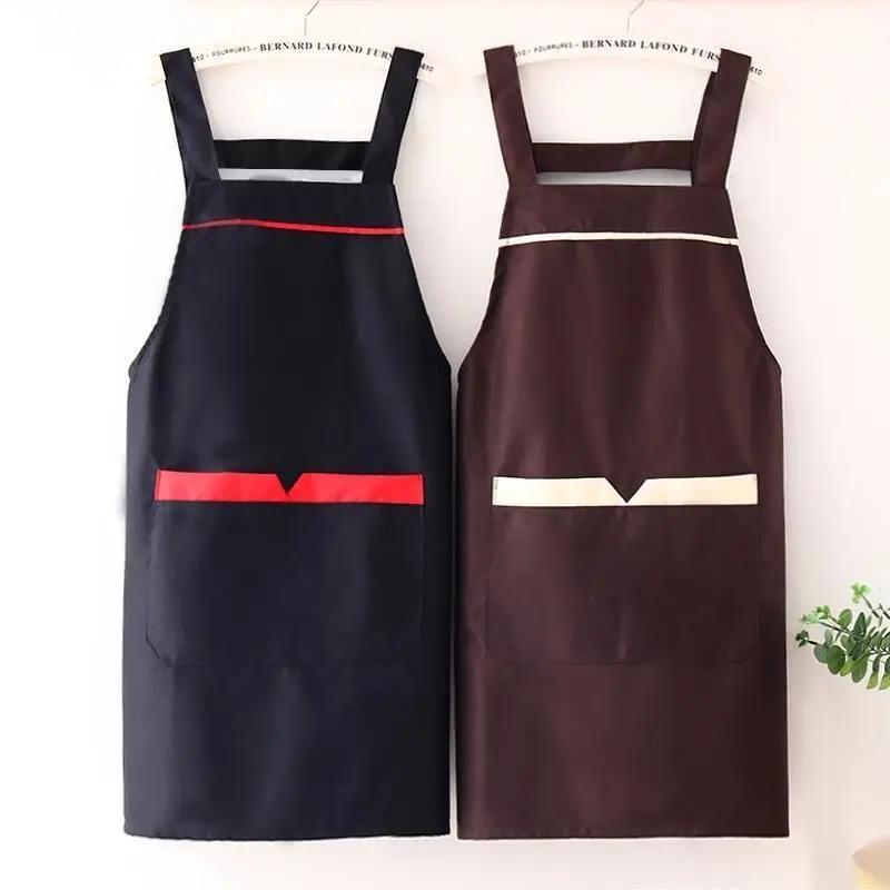 Maid maid apron barber work clothes work clothes Korean women fashion catering supermarket men and women household k